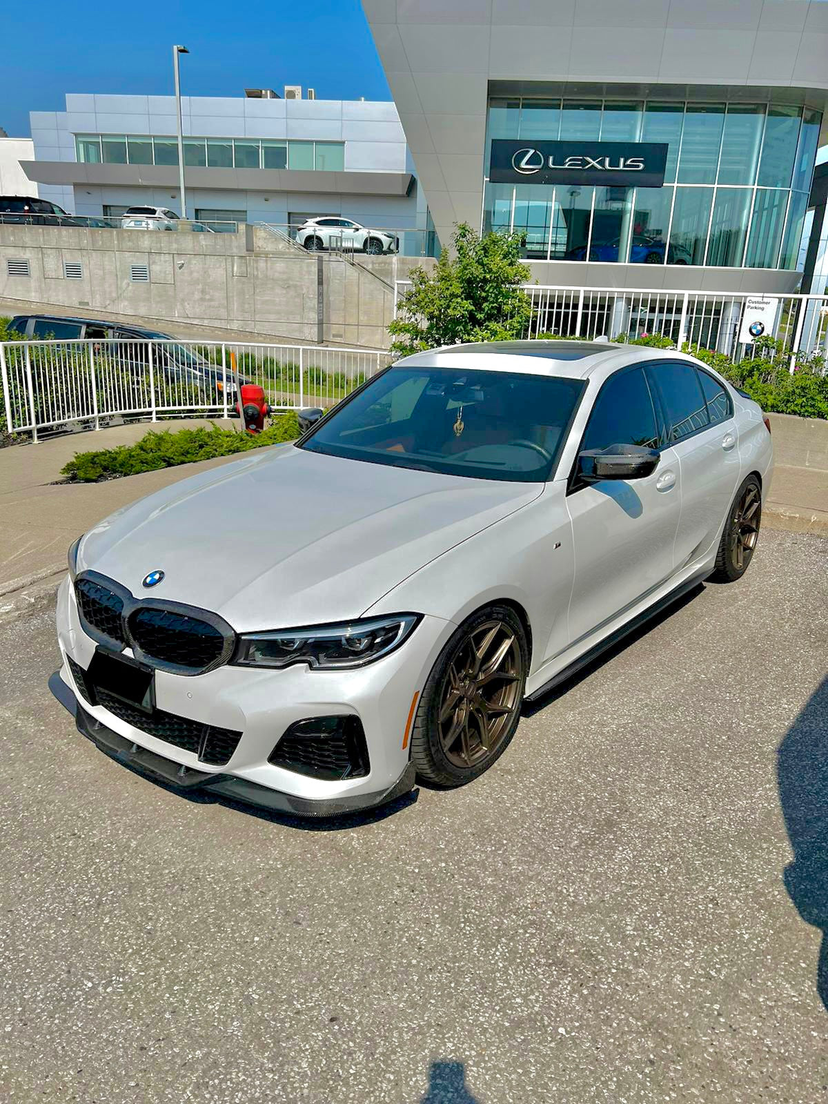 BMW 3 Series Carbon Fiber Side Skirts CMST Style G20/G21 LCI/Pre 19-26