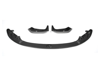 Lèvre avant style M Performance pour BMW F80 M3 F83/F82 M4 en fibre de carbone sèche 