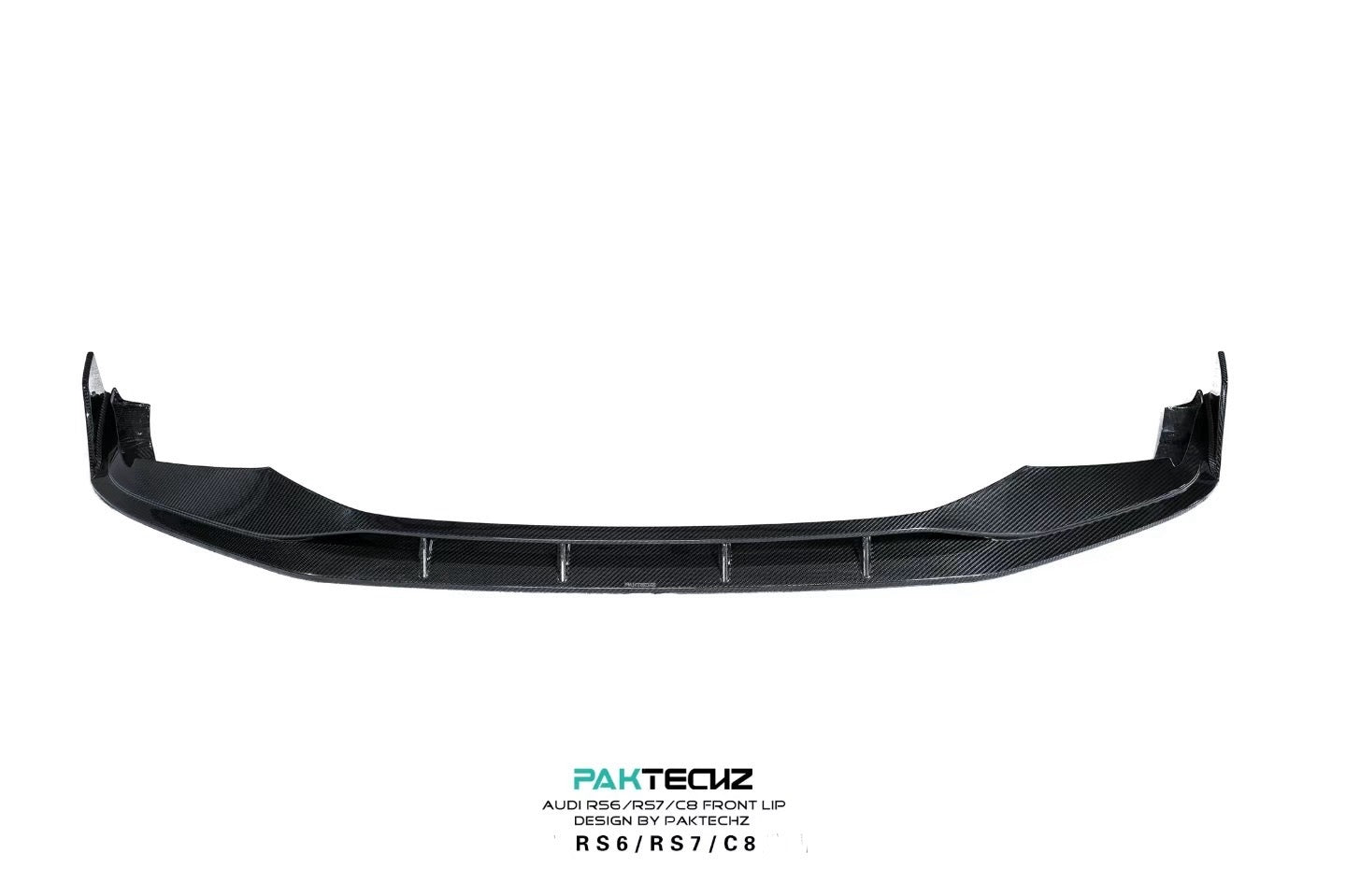 Audi RS6 RS7 C8 Paktechz Design Carbon Fiber Front Lip 2019-2026