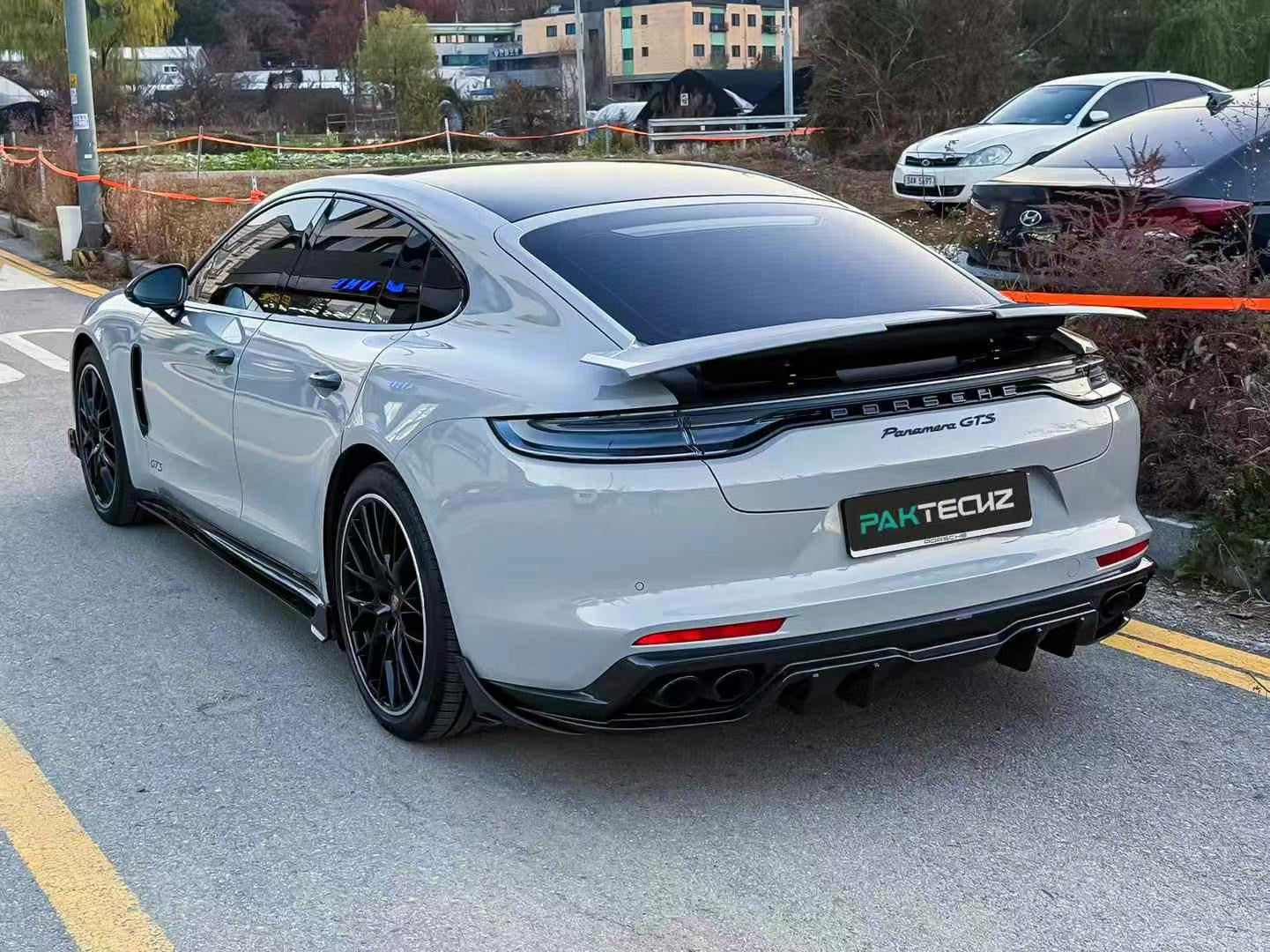 Porsche Panamera Carbon Fiber Rear Diffuser 2017-23 Paktechz 971 971.2