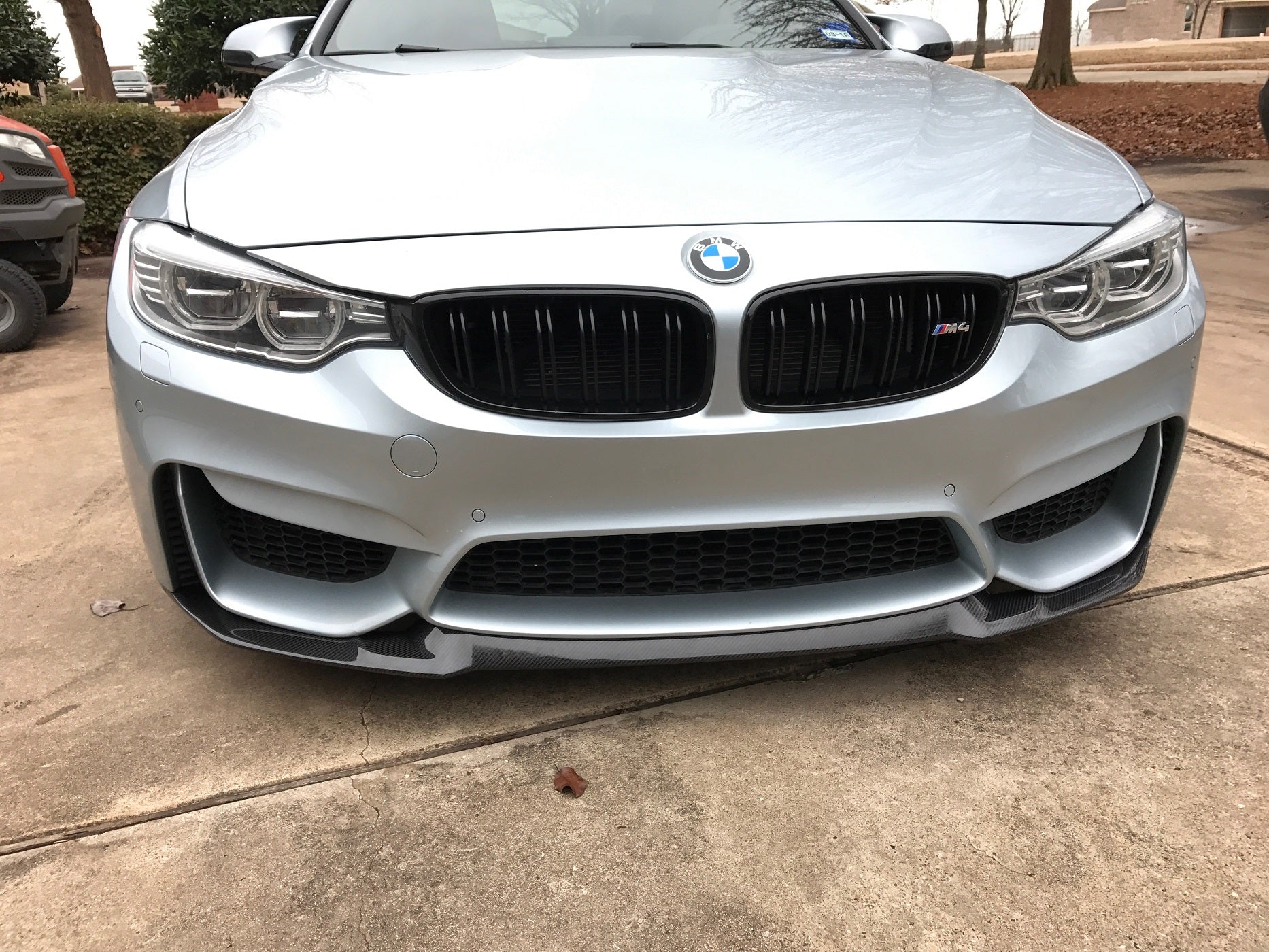 BMW M3 M4 Carbon Fiber Front Lip F80 F82 F83 CS Style 2014-2020