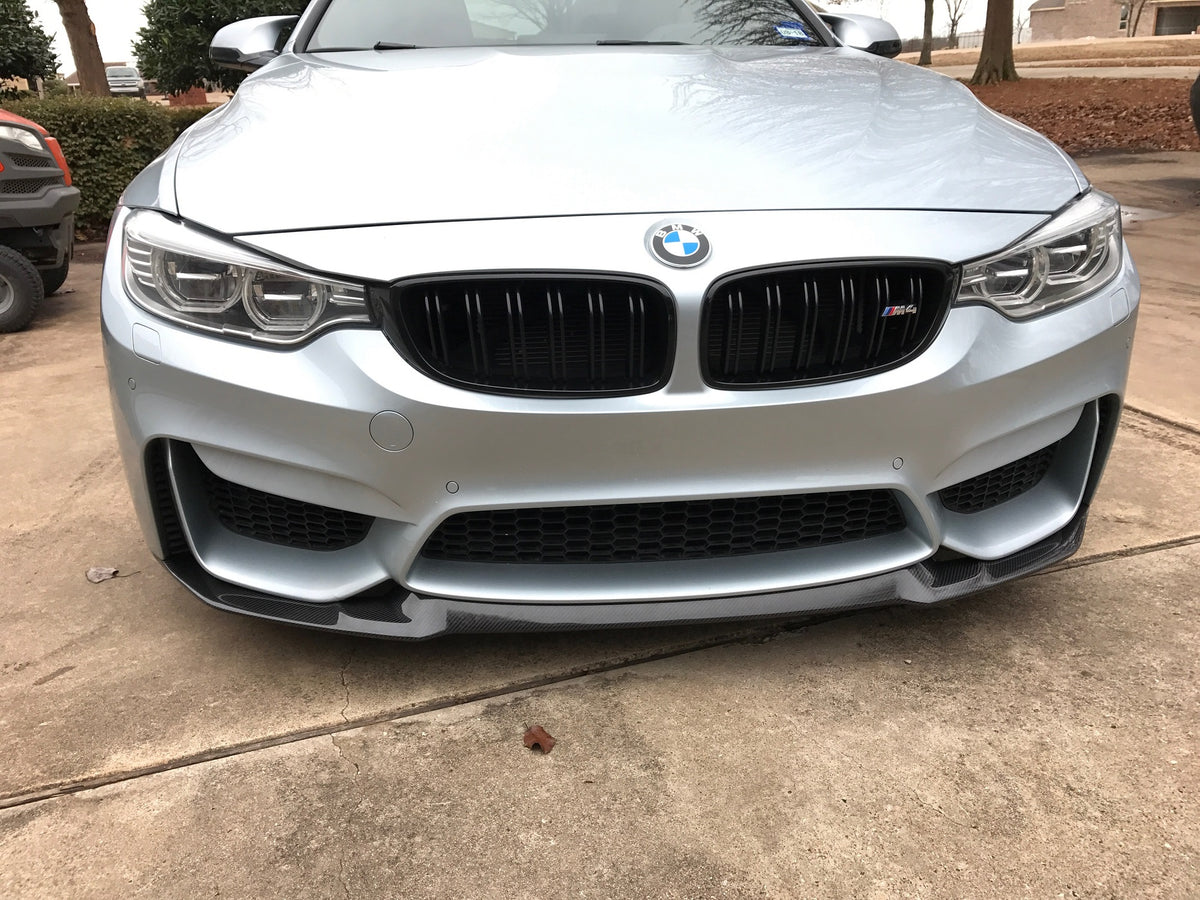 BMW M3 M4 Carbon Fiber Front Lip F80 F82 F83 CS Style 2014-2020