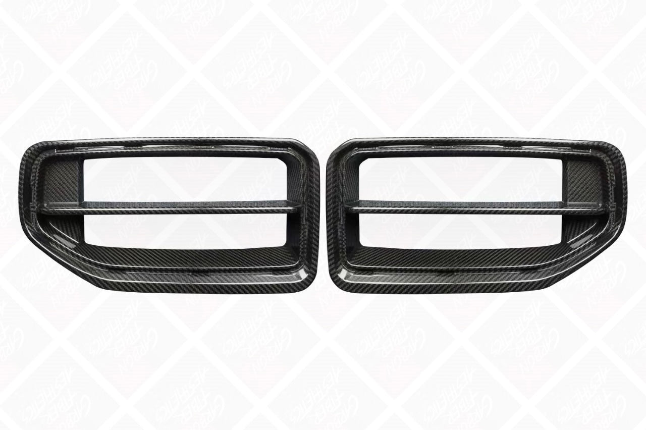 Bmw G87 M2 M Performance Style Dry Carbon Fiber Front Grilles 2023+