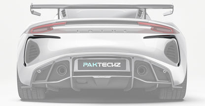 Lotus EMIRA Paktechz Design Carbon Fiber Rear Canards 2022+