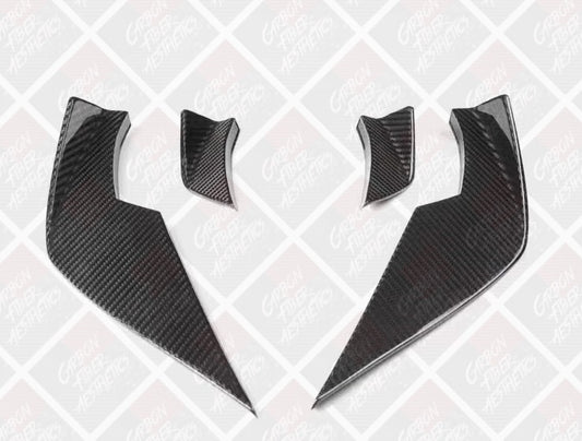 Bmw G80 M3 G83 G82 M4 Dry Carbon Fiber Vorsteiner Style Canards / Front Canards