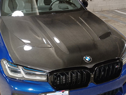 BMW G30 F90 M5 Carbon Fiber Hood CS Style 2017-2024 Pre-preg