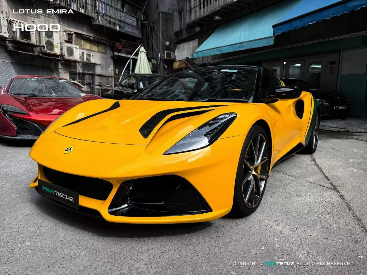 Lotus EMIRA Paktechz Design Carbon Fiber Hood 2022+