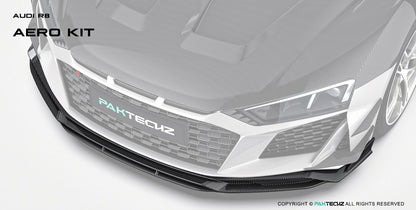 Audi R8 Paktechz Design Carbon Fiber Front Lip 2019-2024