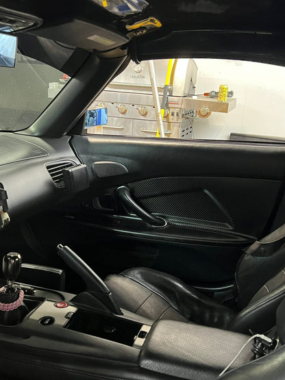 Honda S2000 Carbon Fiber Door Panels/Cards AP2 2004-09 OEM Replacement