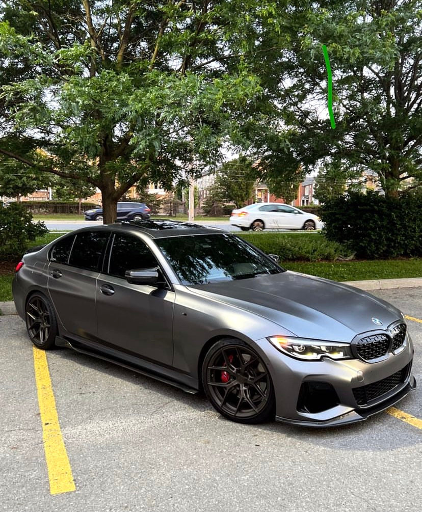 BMW 3 Series Carbon Fiber Side Skirts Wide Type G20/G21 LCI/Pre 19-25