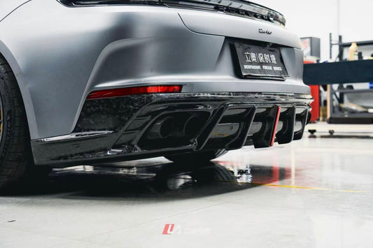 Porsche Panamera 976 Carbon Fiber Rear Diffuser AE Design 2024-2026