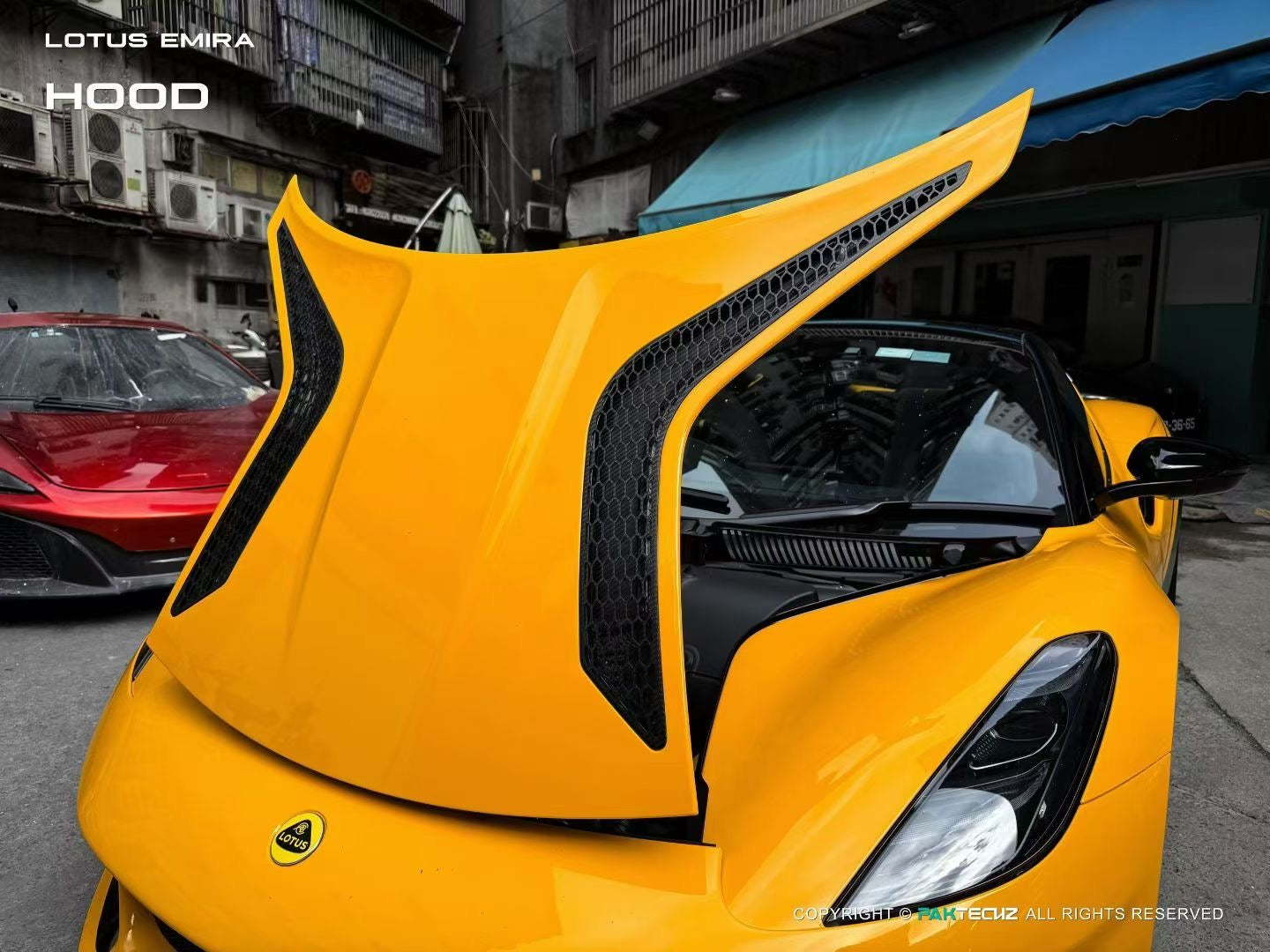 Lotus EMIRA Paktechz Design Carbon Fiber Hood 2022+
