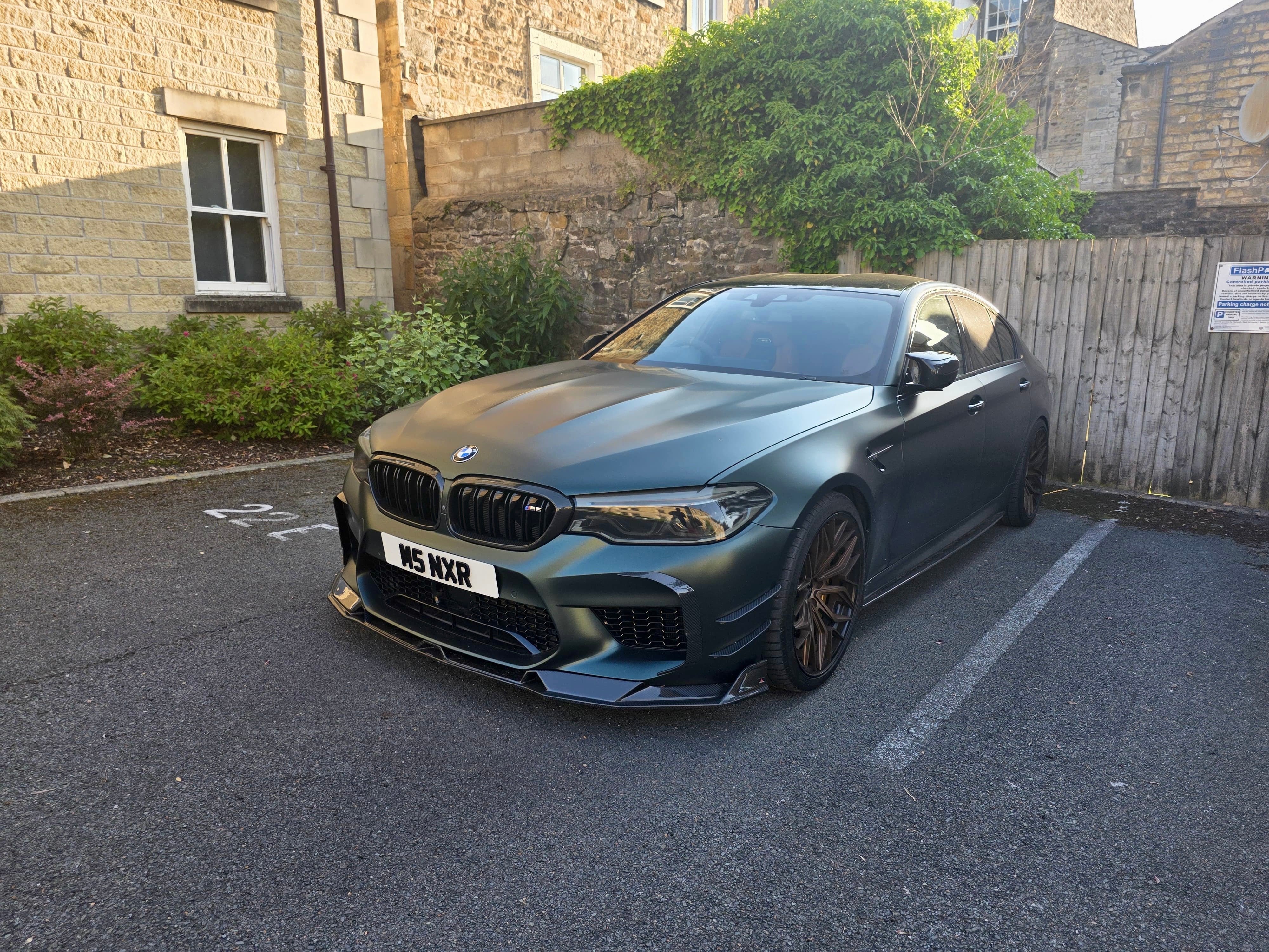 BMW F90 M5 M5C Carbon Fiber Front Lip AE Design 2018-2020 ArmorExtend