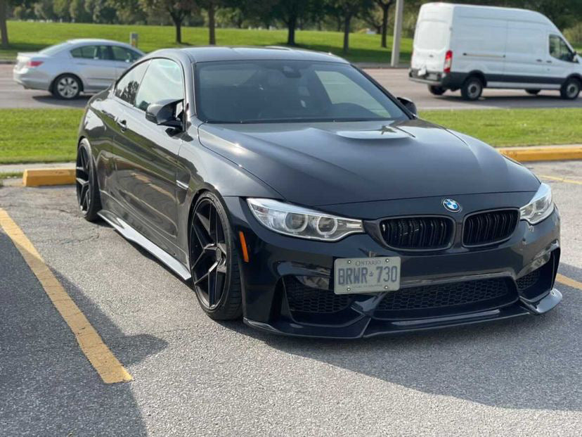 BMW M3 M4 Carbon Fiber Front Lip F80 F82 F83 VRS Style 2014-2020