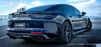 Porsche Panamera Carbon Fiber Rear Diffuser 2017-23 Paktechz 971 971.2