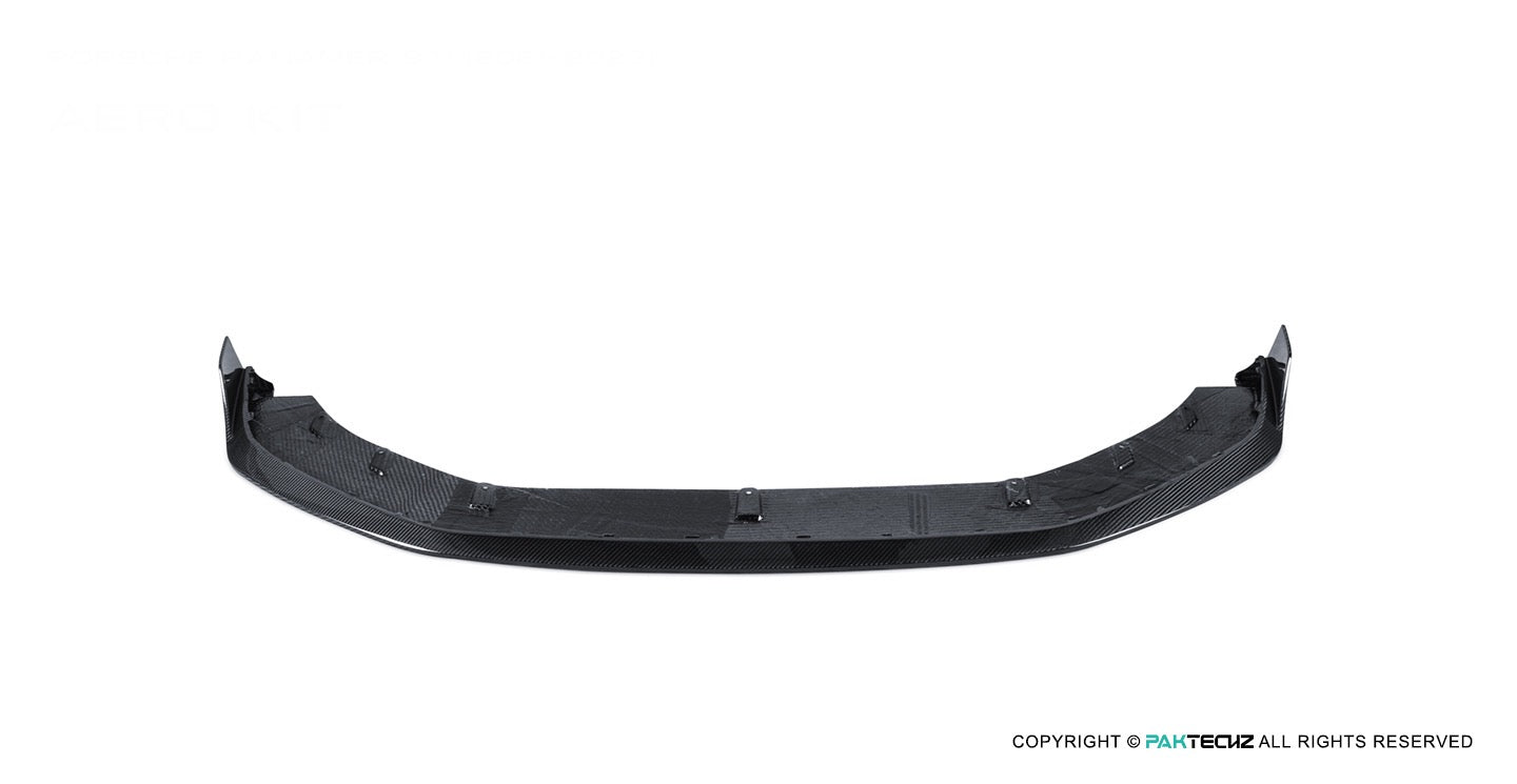 Porsche Panamera 971.2 Carbon Fiber Front Lip Paktechz Design 2021-23