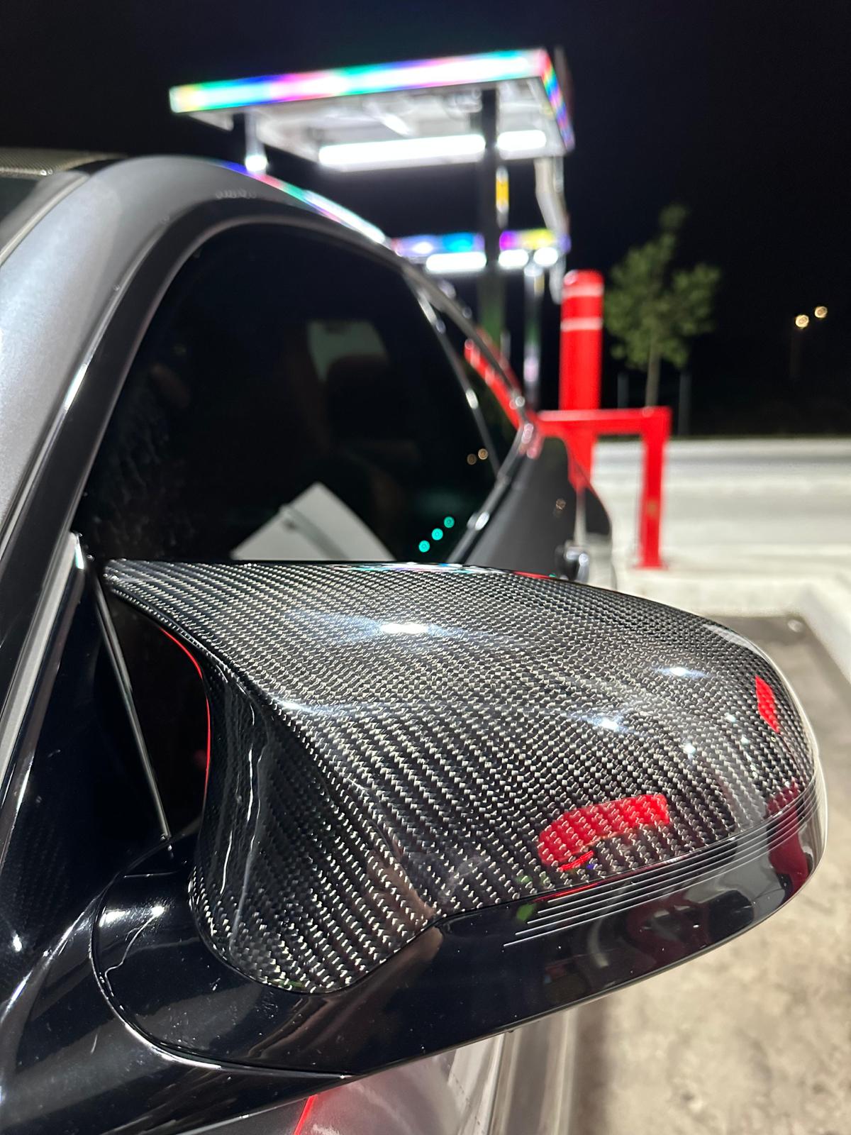 BMW M3 M4 Carbon Fiber Mirror Caps F80 F82 F83 M Performance 2014-2020