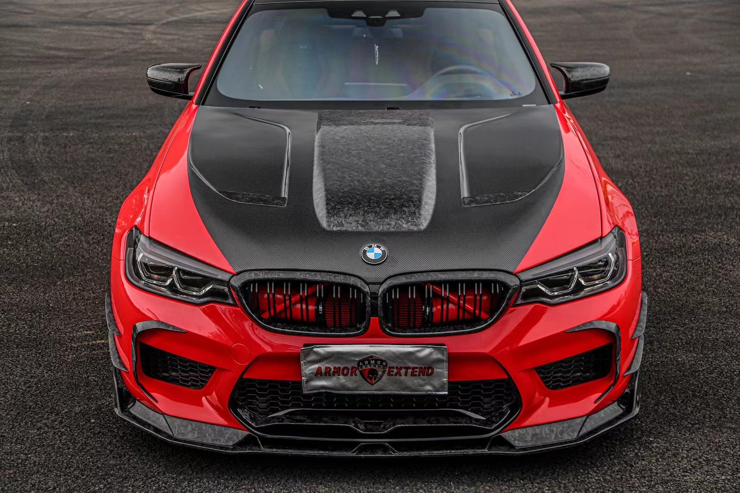 BMW F90 M5/M5C Pre Facelift 2018-2020 Armorextend Style Carbon Fiber Front Lip