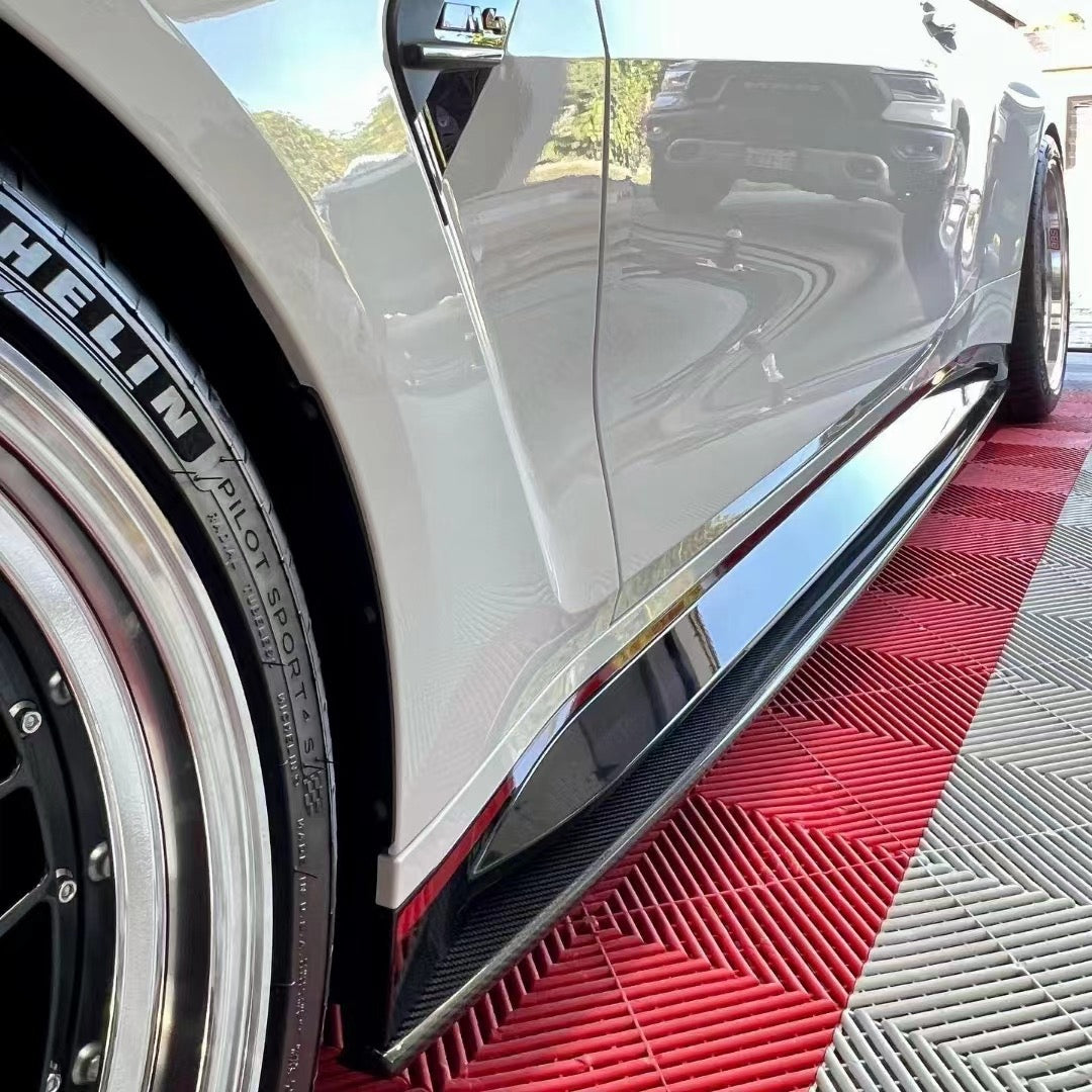 BMW M3 M4 Carbon Fiber MHC Style Side Skirts 2021–2026 G80 G81 G82 G83