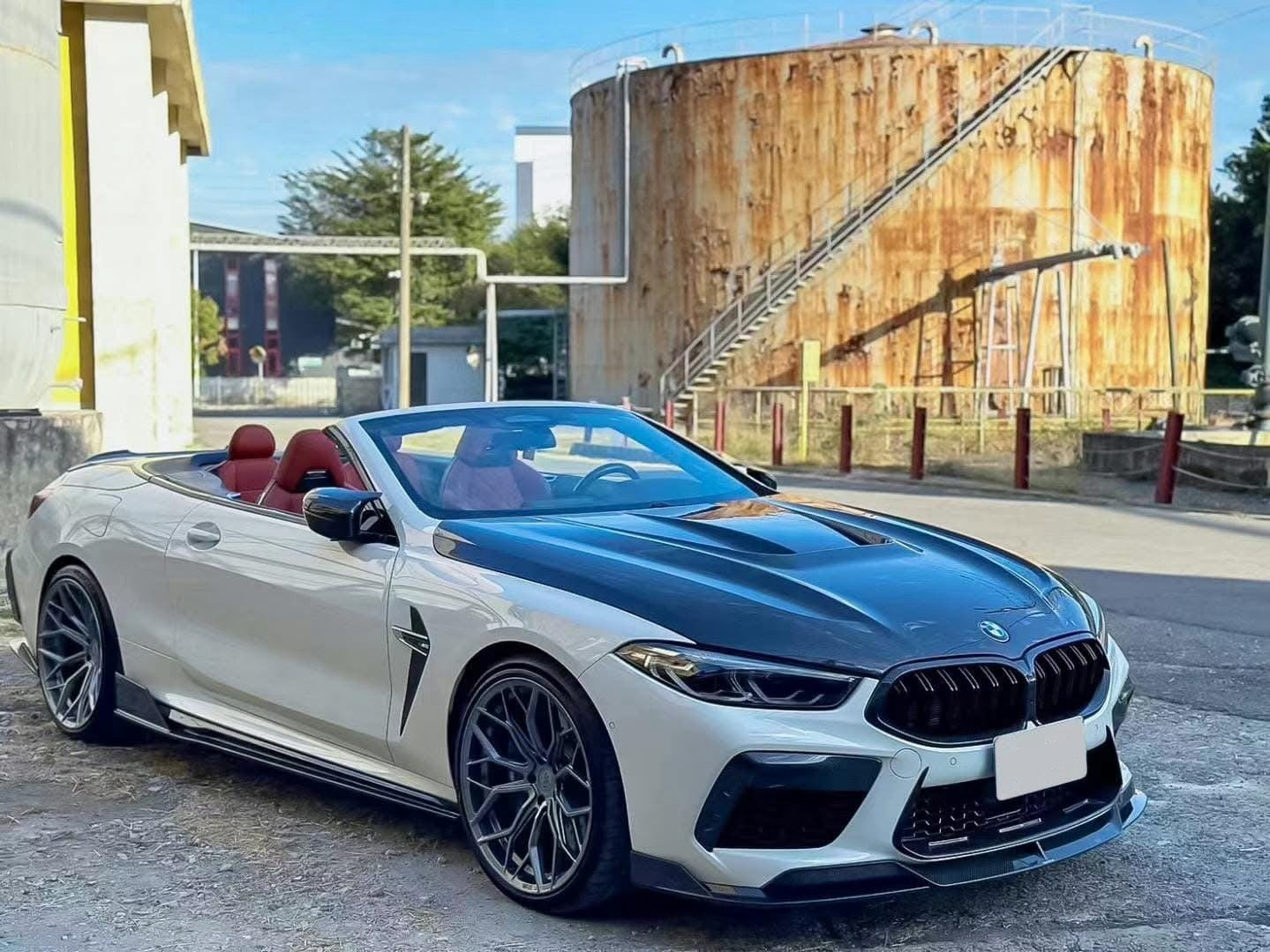 BMW 8 Series/M8 Dry Carbon Fiber Hood Paktechz Design G14/G15/G16/F91/F92/F93