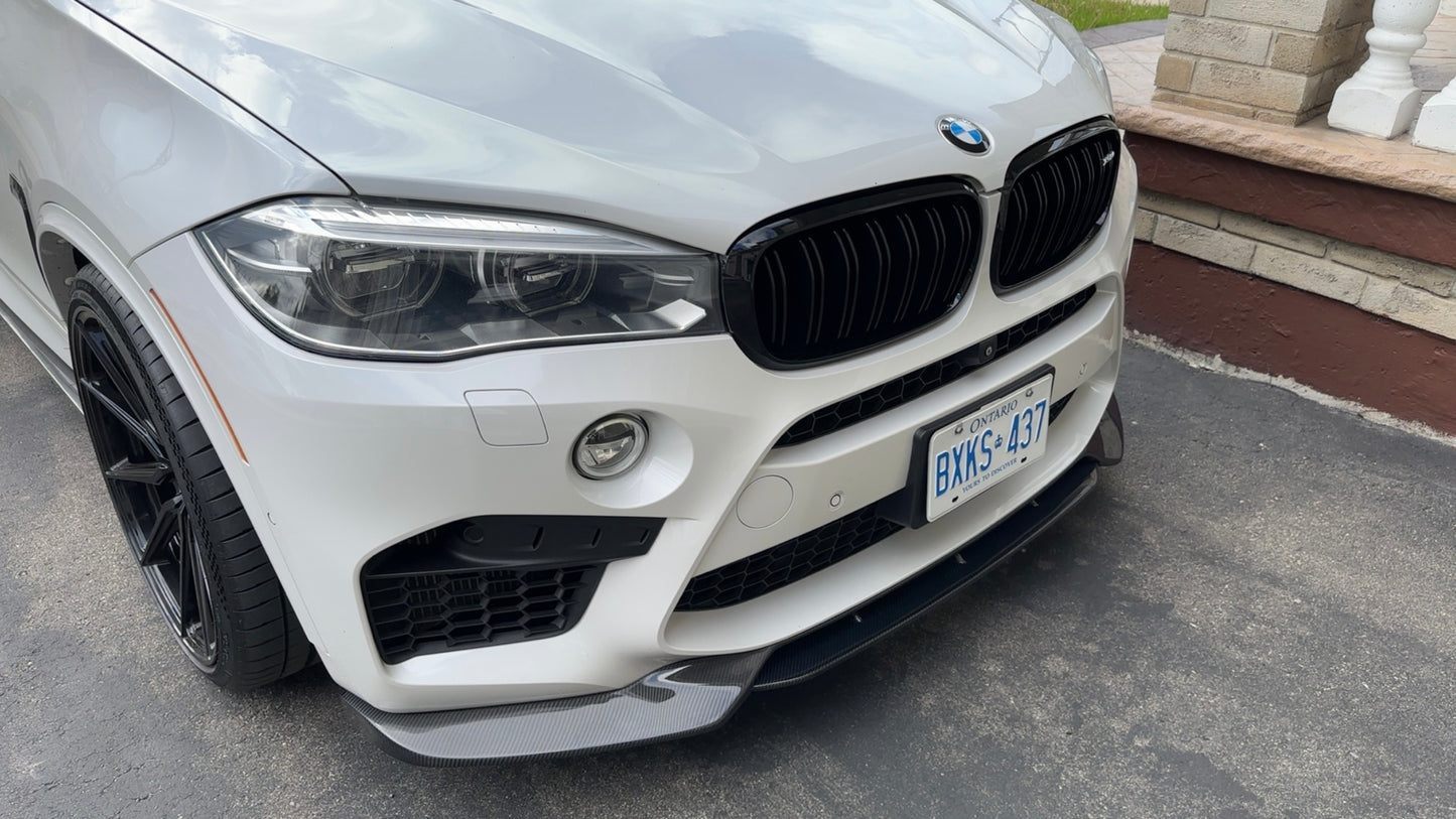 BMW F85 X5M F86 X6M Vorsteiner Style Carbon Fiber Front Lip