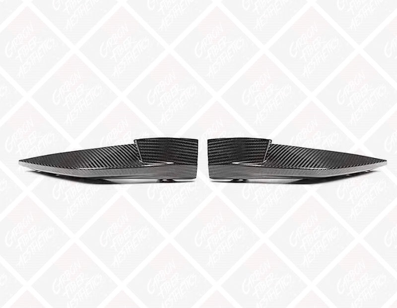 BMW G80 M3 G82 M4 G83 M4 Dry Carbon Fiber OEM Style Front Bumper Splitters