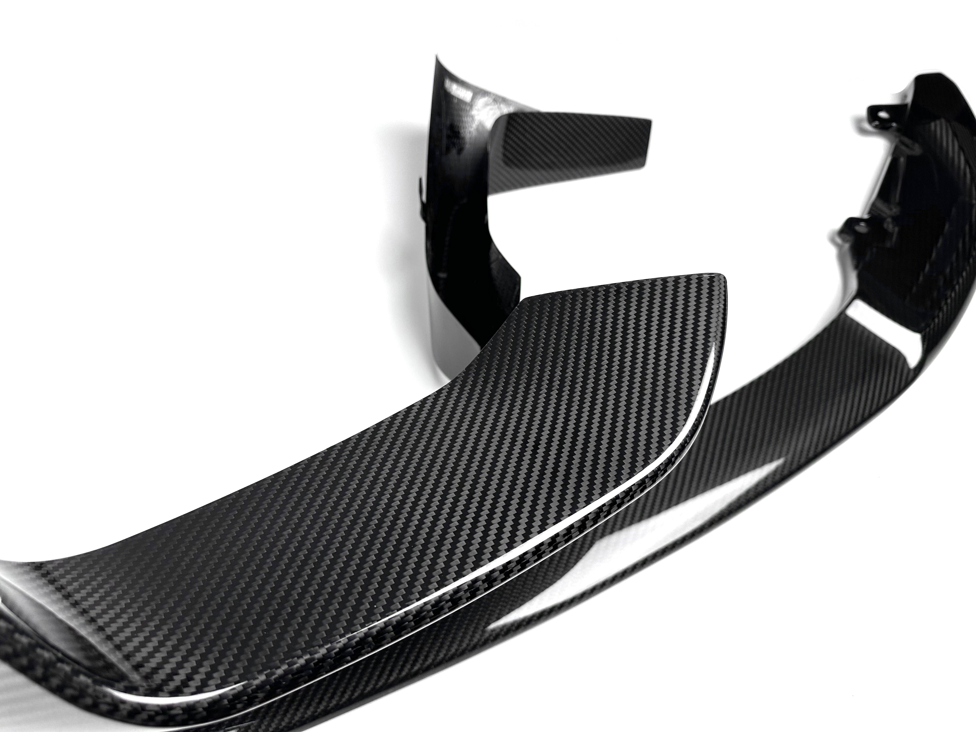 Lèvre avant style M Performance pour BMW F80 M3 F83/F82 M4 en fibre de carbone sèche 