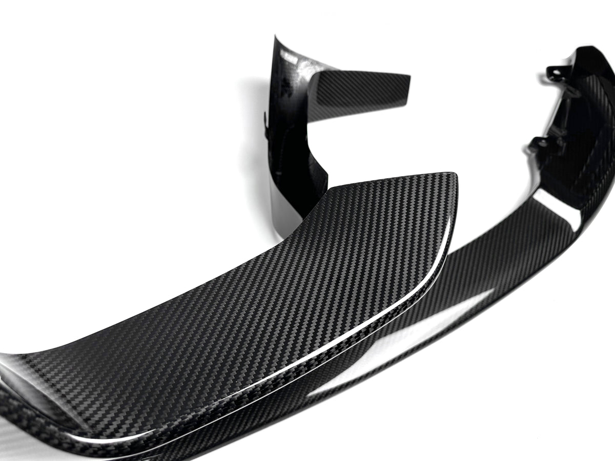 Lèvre avant style M Performance pour BMW F80 M3 F83/F82 M4 en fibre de carbone sèche 