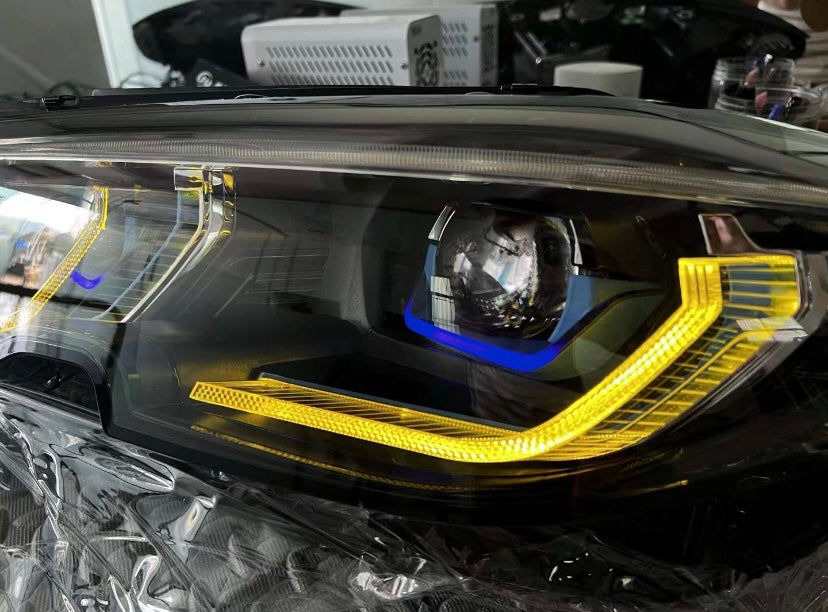 BMW G20 G21 M340 330 Pre Facelift Dual Colour Changing Laser Headlights 2019-2022