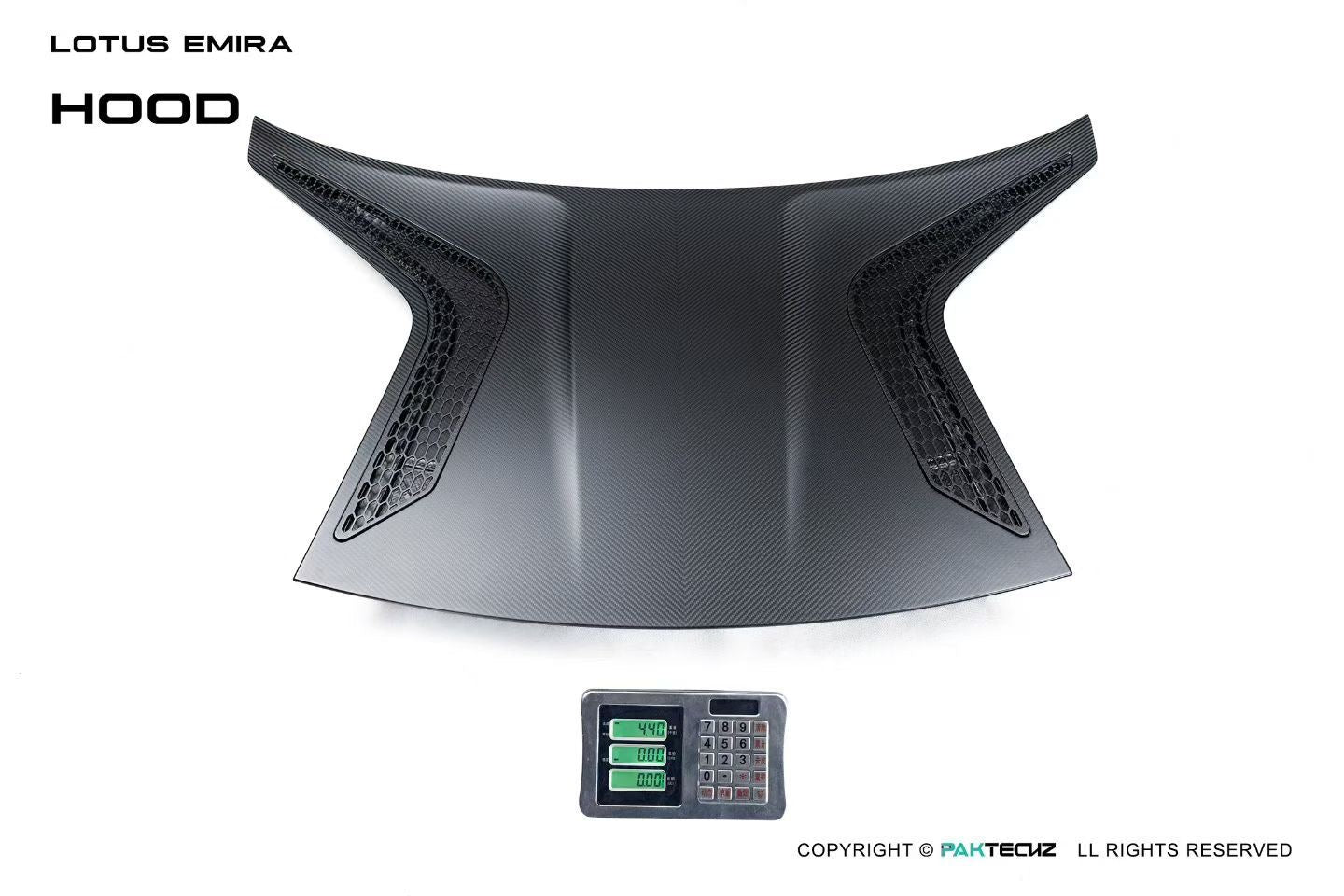 Lotus EMIRA Paktechz Design Carbon Fiber Hood 2022+