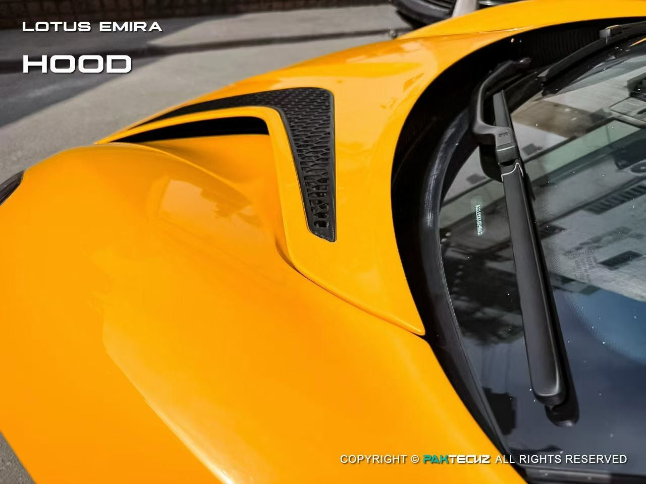 Lotus EMIRA Paktechz Design Carbon Fiber Hood 2022+