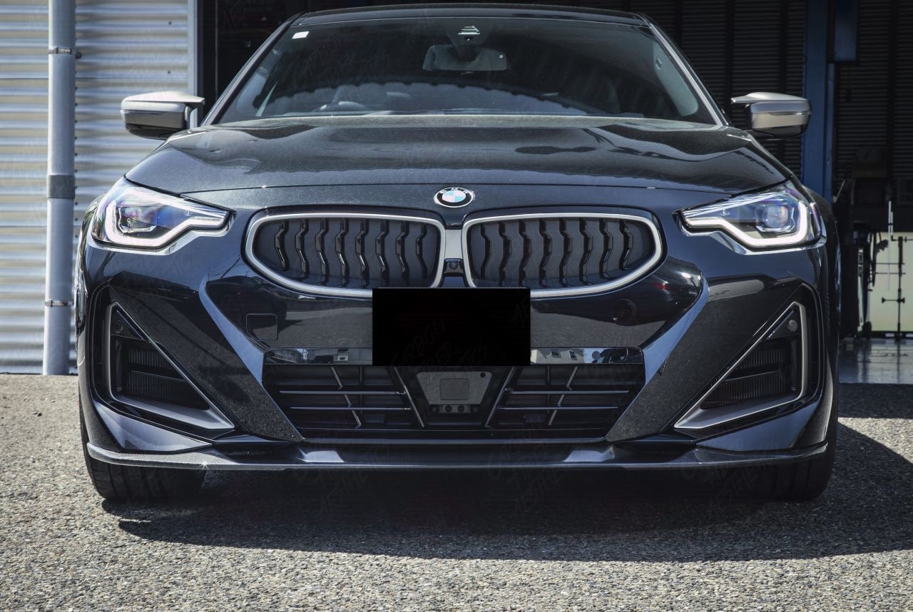 BMW 2 Series G42 M240 230 Dry Carbon Fiber Front lip 3D Style 2021+