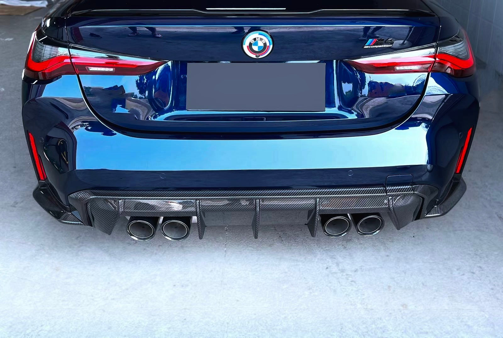 BMW M3 M4 Carbon Fiber MP Style Rear Diffuser 2021-26 G80 G81 G82 G83