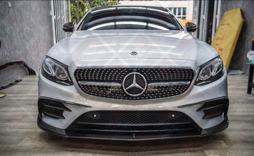 Mercedes Benz W213 E Class FD Style Carbon Fiber Front lip ( Sedans ) E43 / E53 / E AMG Sport Package