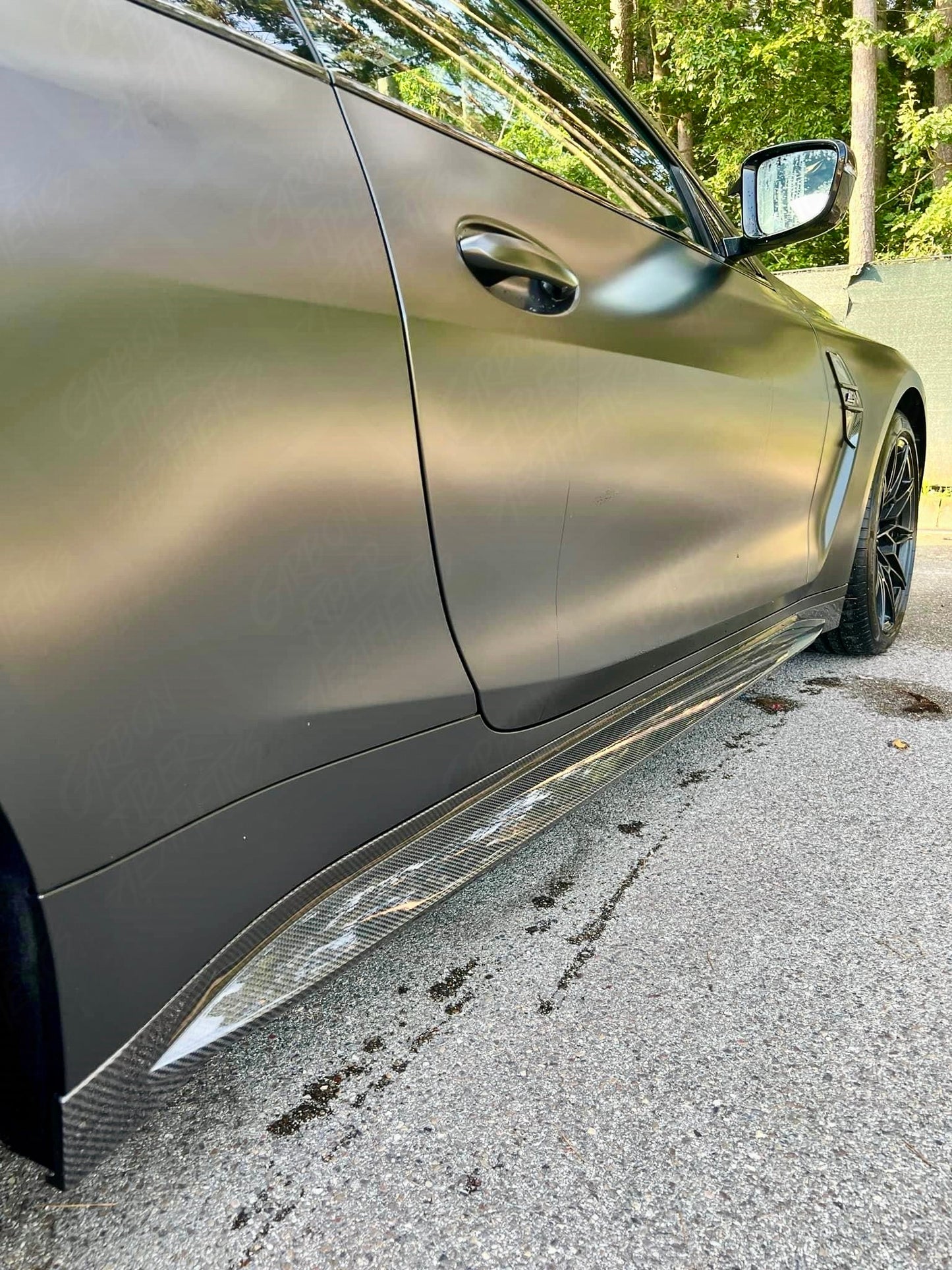 Bmw G83/G82 M4 OEM Style Side Skirts Dry Carbon Fiber 2021+