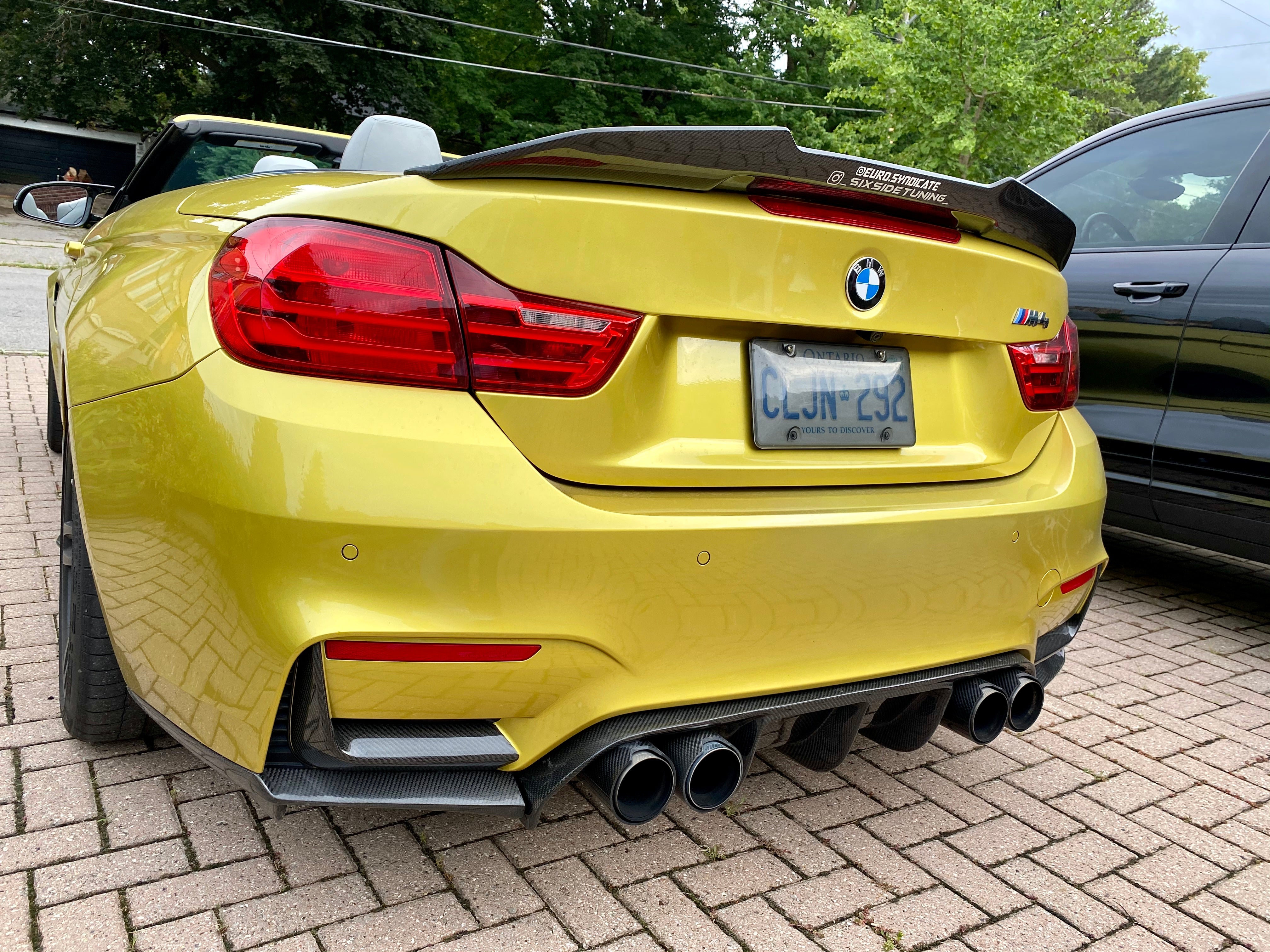 BMW M3 M4 Carbon Fiber Rear Diffuser F80 F82 F83 Vorsteiner Style