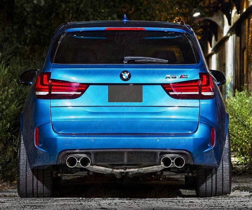 BMW F85 X5M F86 X6M Carbon Fiber Rear Diffuser RKP Style