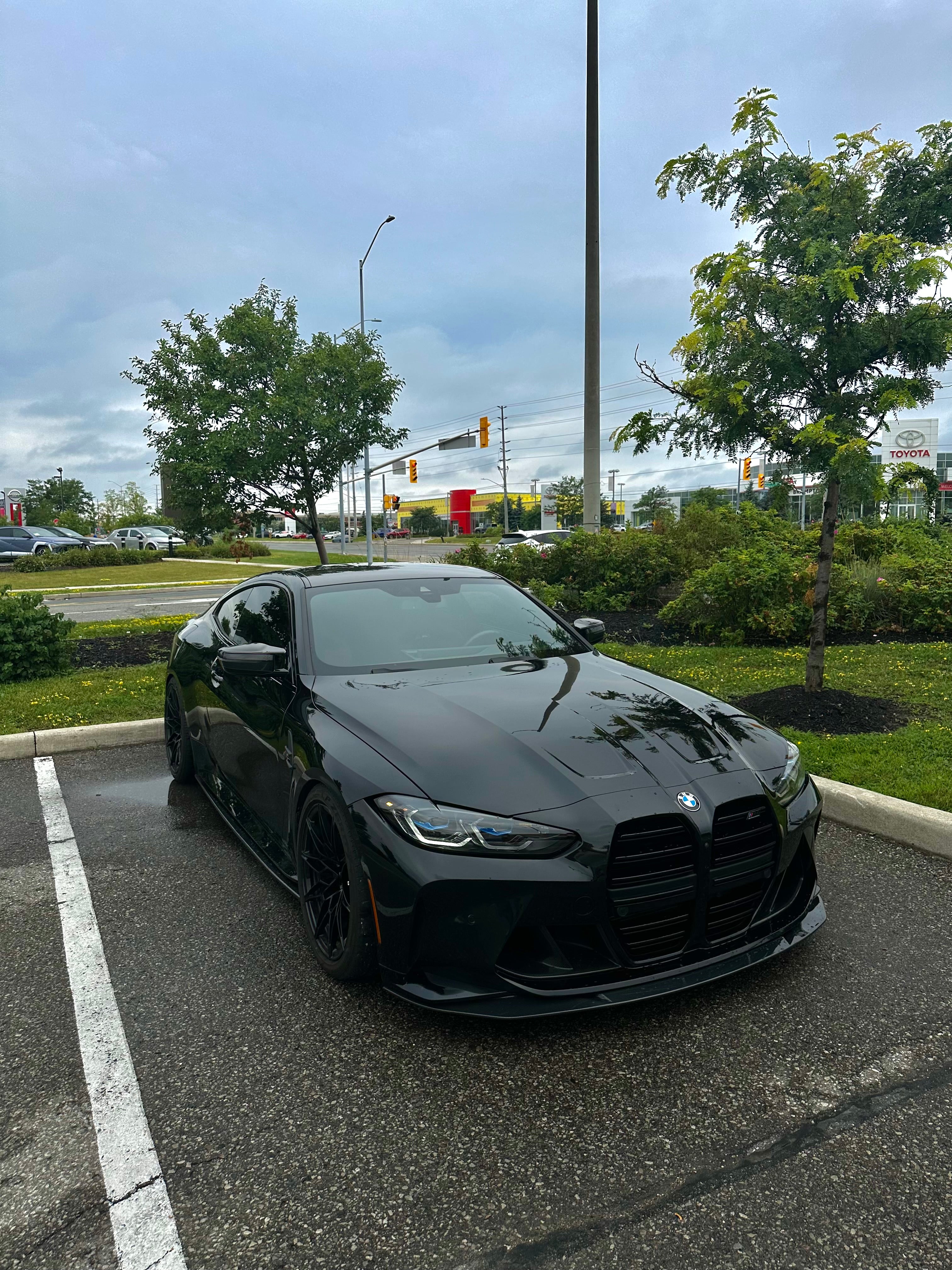 BMW M3 M4 Carbon Fiber MHC Style Front Lip 2021–2026 G80 G81 G82 G83