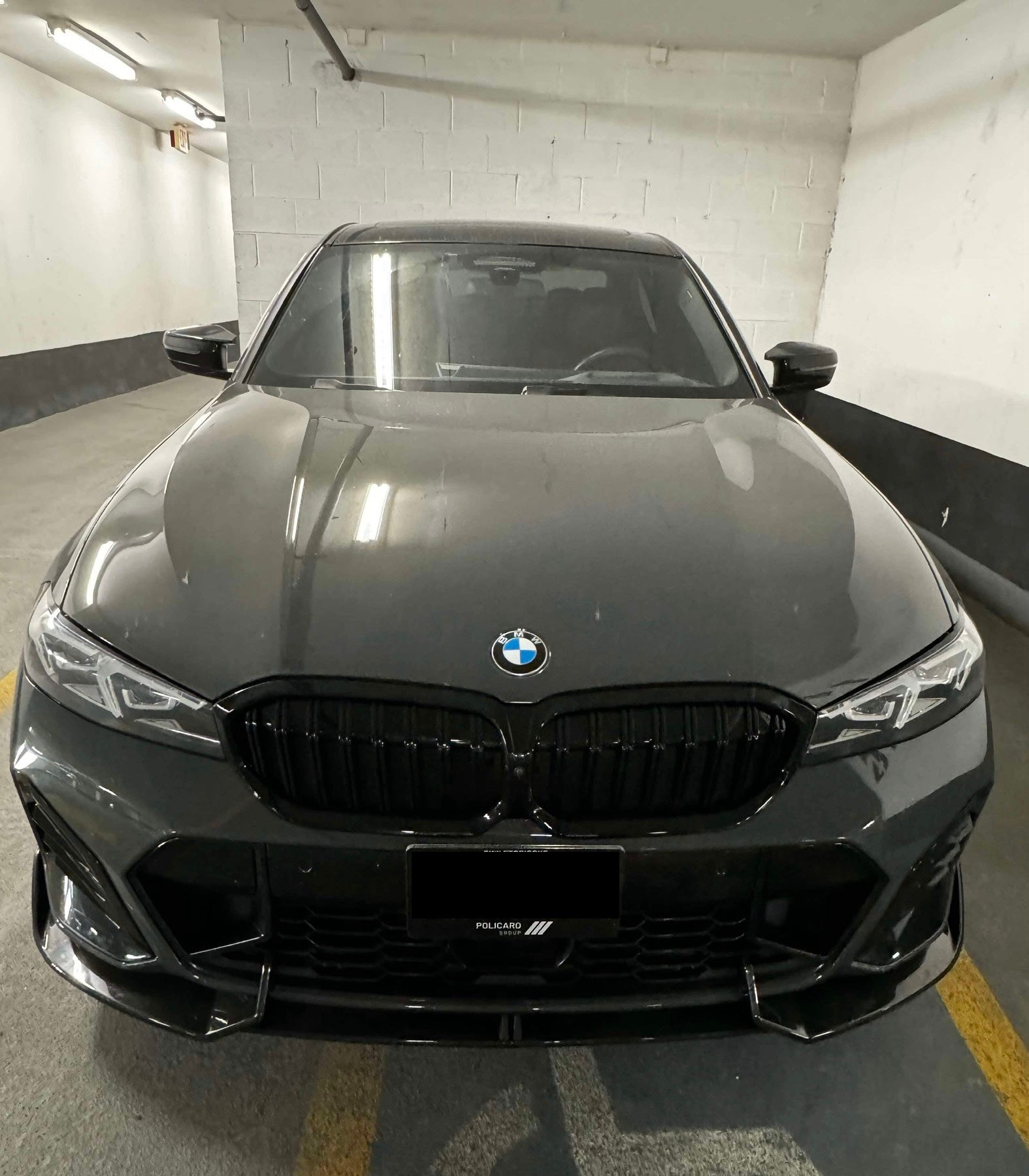 BMW G20 G21 Carbon Fiber Front lip TAKD AO Style 2023-26 M Sport LCI
