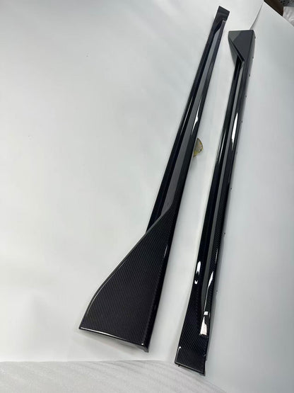 Bas de caisse style M Performance en fibre de carbone sèche pour BMW G83/G82 M4 (à partir de 2021) 