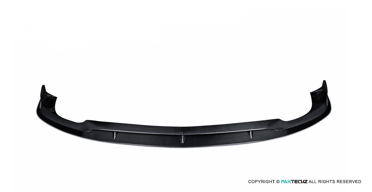 Mercedes Benz GT43/50/53 Carbon Fiber Front Lip X290 Paktechz 2019-24