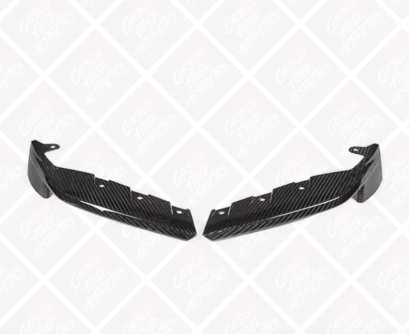 BMW G80 M3 G82 M4 G83 M4 Dry Carbon Fiber OEM Style Front Bumper Splitters