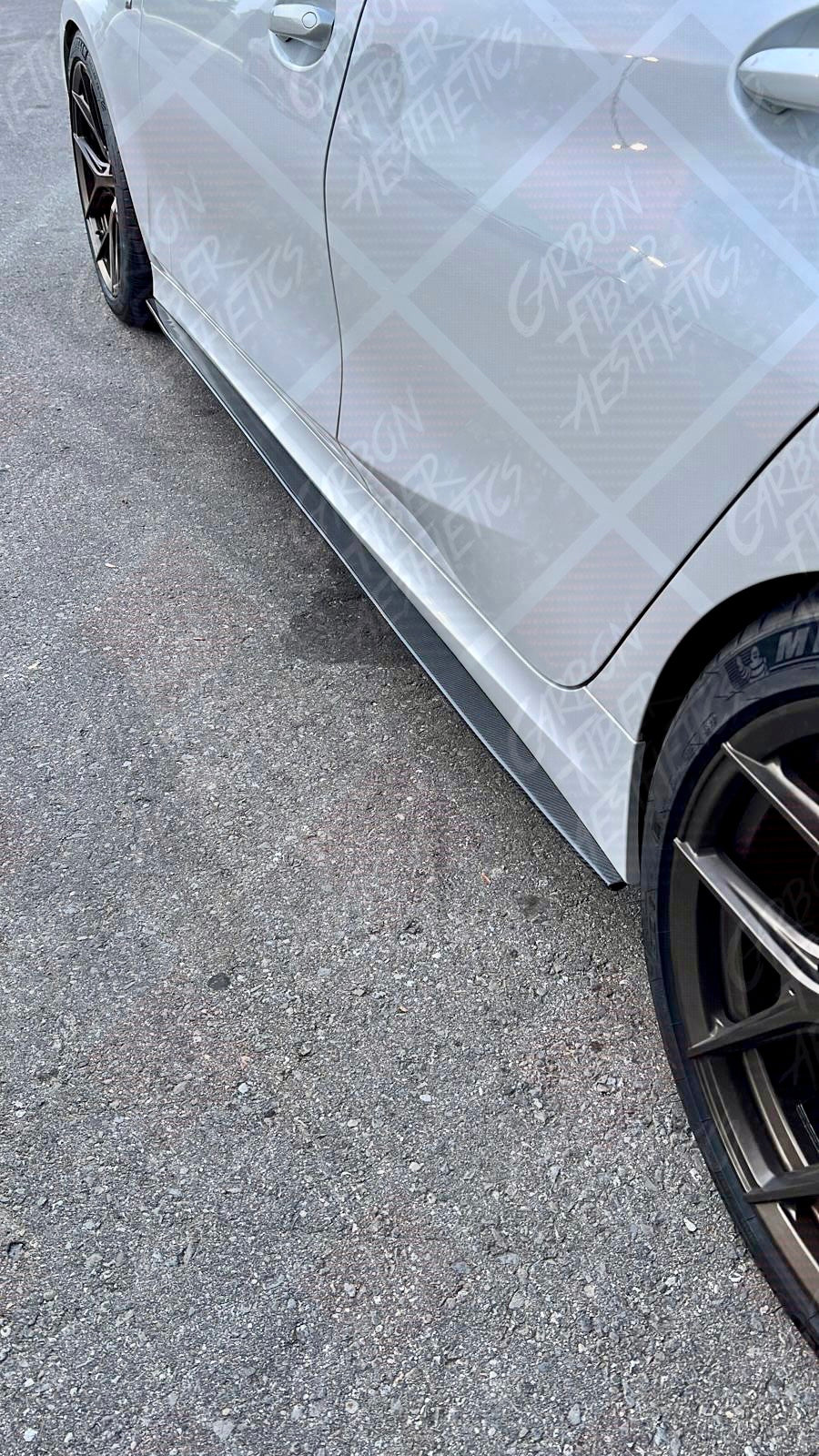 BMW G20 3 Series M340 330 CMST Style Carbon Fiber Side Skirts Extensions ( Pre lci and LCI )