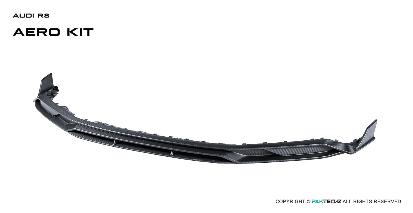 Audi R8 Paktechz Design Carbon Fiber Front Lip 2019-2024