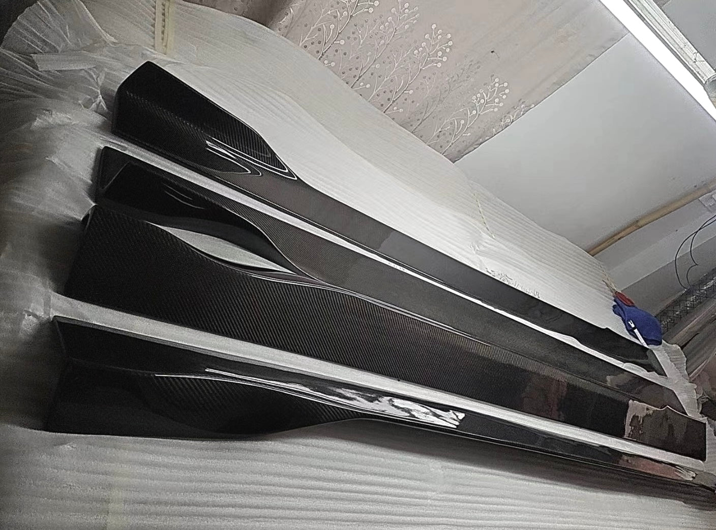 BMW 3 Series Carbon Fiber Side Skirts Wide Type G20/G21 LCI/Pre 19-25