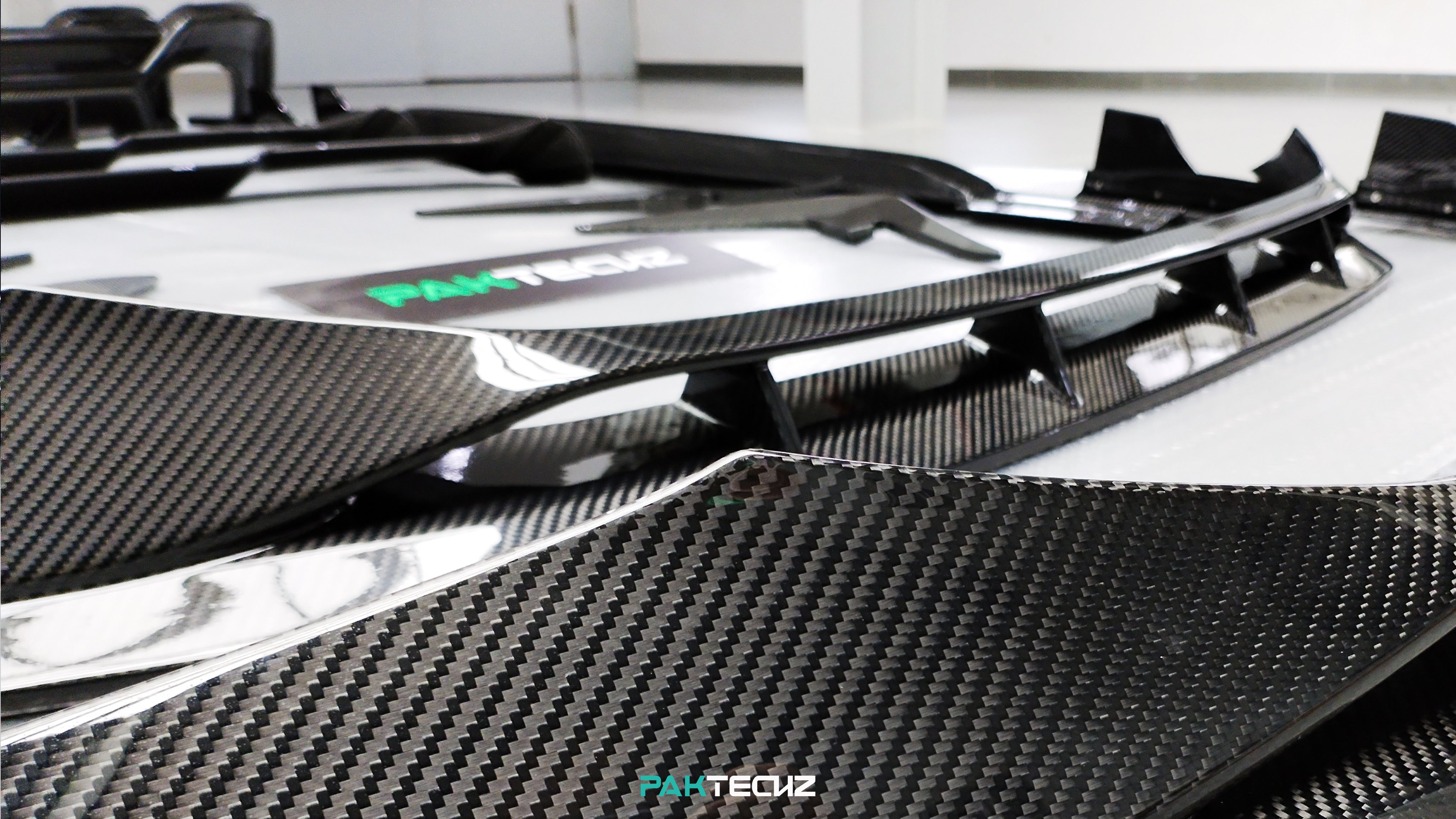 Audi RS6 RS7 C8 Paktechz Design Carbon Fiber Front Lip 2019-2026