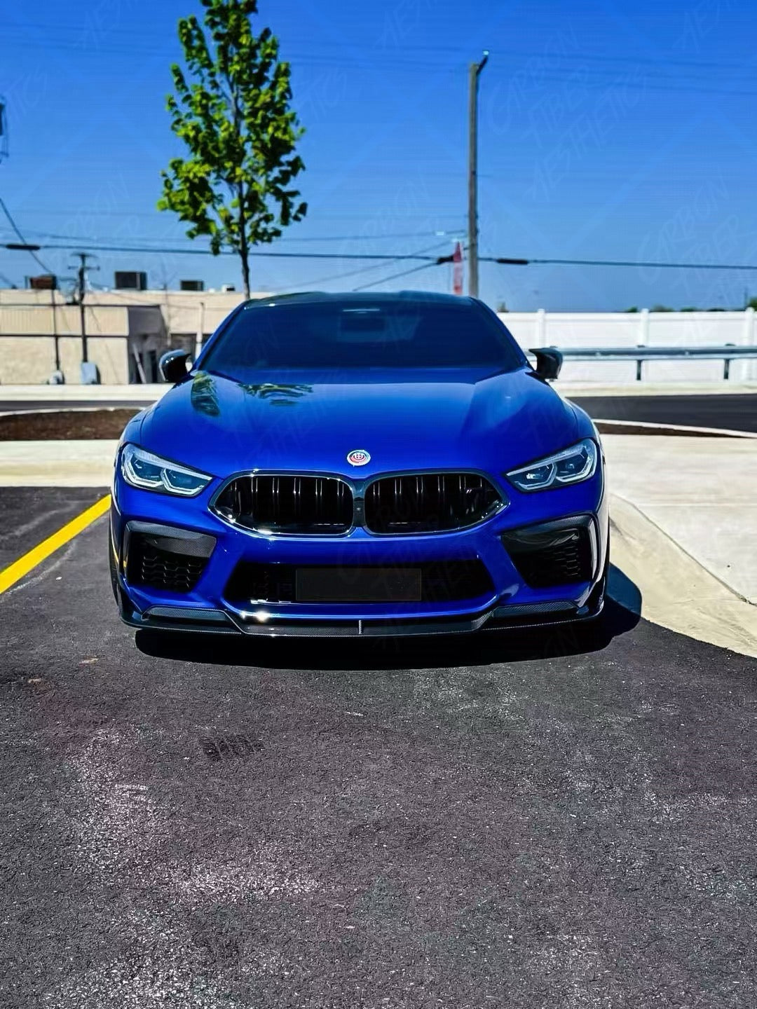 BMW M8 2019+ Paktechz Design Dry Carbon Fiber Front Lip F91 F92 F93