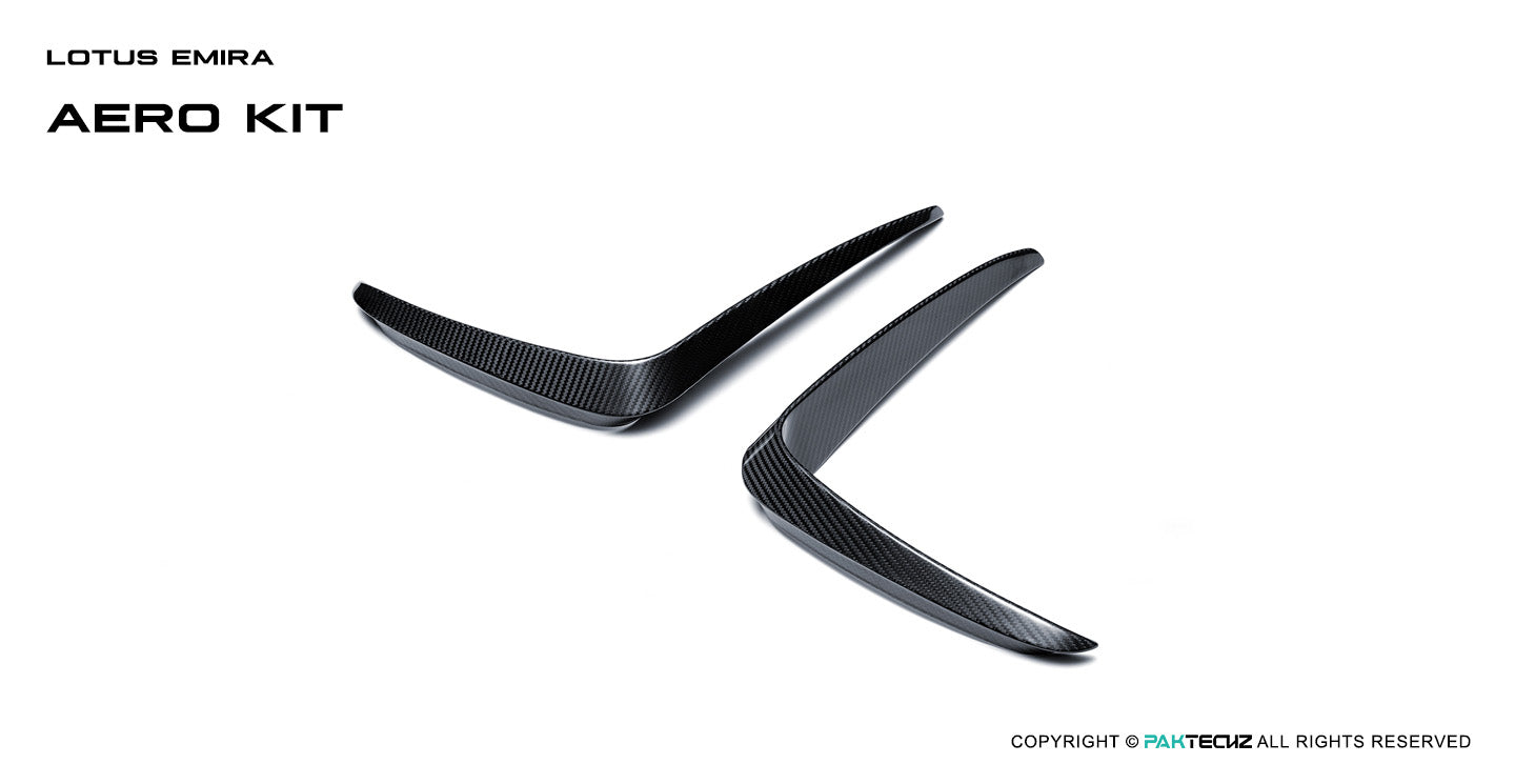 Lotus EMIRA Paktechz Design Carbon Fiber Rear Canards 2022+