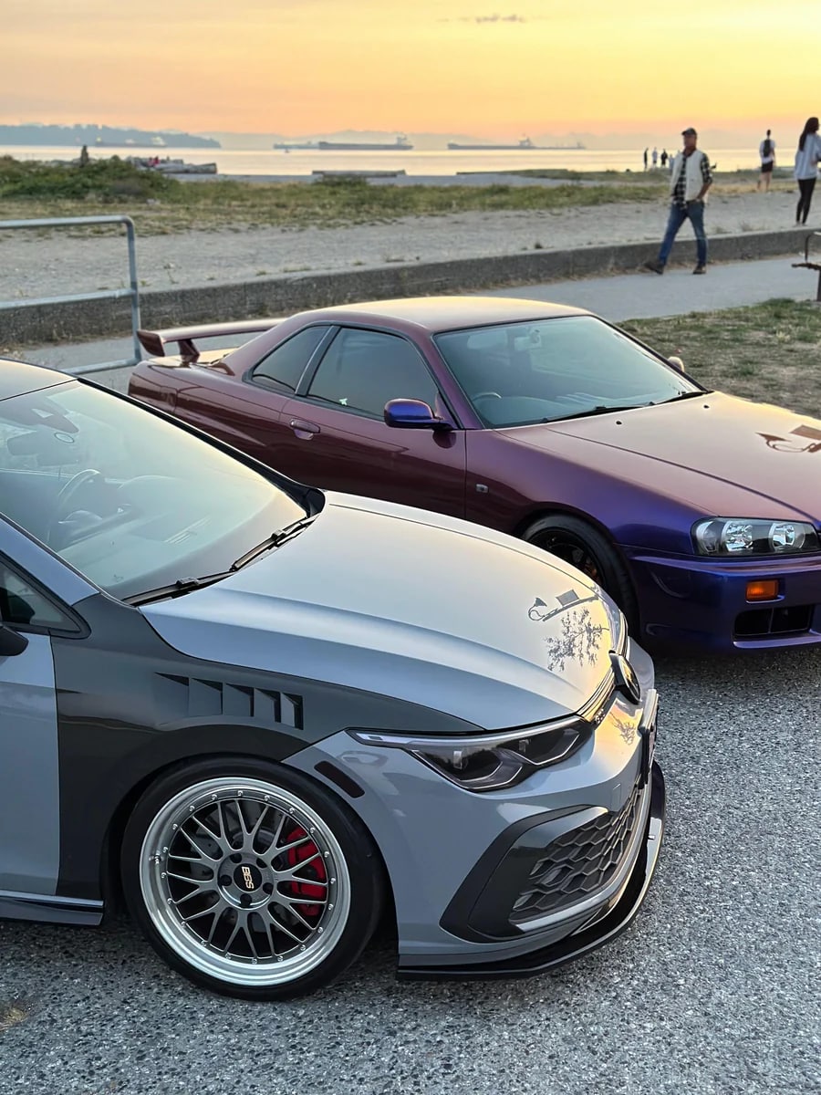 Volkswagen Golf GTI/R MK8 Dry Carbon Fiber Fenders CMST Design 2022+