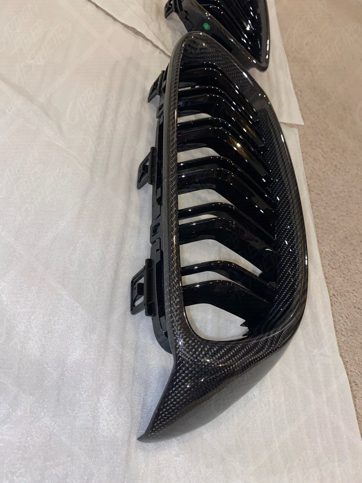 BMW F80 M3 F82 M4 F83 M4/4 Series Carbon Fiber Front Grilles 2014-2020